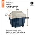 thumbnail image 4 of Classic Accessories Mainland Water-Resistant 58 Inch BBQ Grill Cover, 4 of 16