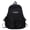 solid black, variant on Junior and Senior High School Student BagFashion Locked Campus Backpack Large Capacity Casual Simple Backpack