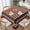 American Flag Stars, variant on Fall Thanksgiving Square Tablecloth 54×54 Inch Water-Resistant Washable Fabric Reusable Watercolor Sunflower Pumpkin Maple Leaf Autumn Farmhous Table Cover for Decoration Indoor Outdoor Dining