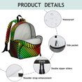 thumbnail image 4 of Rainbow Checkerboard Backpack Backpack for School,Cute School Bag,Schoolbag with Adjustable Shoulder Straps & Padded Back,13.8"x11.4"x6", 4 of 6