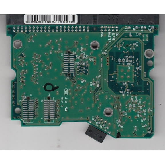 WD400BB-75CAA0, 0000 001092-200 D, WD SATA 3.5 PCB
