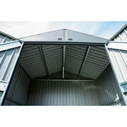 Arrow Elite 10 x 12 x 8 ft Anthracite Steel Storage Shed