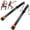 Upgraded Black, variant on Rican Weighted Ropeless Battle Ropes, 2 PCS Cordless Sticks for HIIT Cardio & Full Body Strength Training, Portable Home Gym Equipment