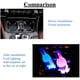 thumbnail image 4 of Luces LED para portavasos de coche, 7 colores que cambian la almohadilla de carga USB Wat JM ER, 4 of 5