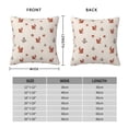 thumbnail image 2 of Pofeuu Cute Squirrel Print Double-sided plush pillowcase Square Throw Pillow Covers Pillows Cover for Living Room Bedroom Sofa Couch Cushion Cover（No pillow core）-22"x22", 2 of 7