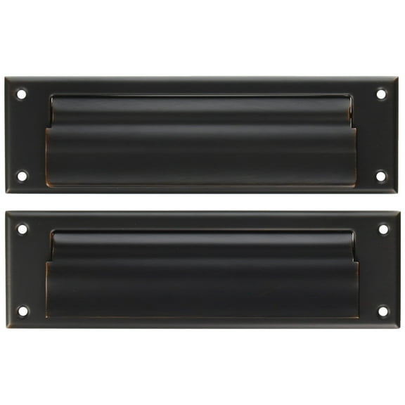 Baldwin 10 in x 3 in Brass Mail Slot