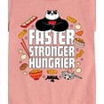 thumbnail image 3 of Kung Fu Panda 4 - Faster Stronger Hungrier - Girls Fitted Short Sleeve Graphic T-Shirt, 3 of 5