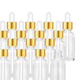 thumbnail image 2 of Glass Dropper Bottle 24 Pack Clear Glass Bottles Empty with 2 Funnels & 2 Long Pipettes, 30ml Eye Dropper Bottles, 2 of 5