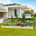 thumbnail image 6 of 3 Tier 47 x 47 x 22in Raised Garden Bed Horticulture Outdoor Elevated Flower Box Tiered Garden Bed Wooden Vegetables Growing Planter for Backyard/Patio/Gardener, 6 of 18