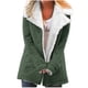 thumbnail image 2 of Chaquetas y abrigos casuales de manga larga sin capucha para mujer, abrigo de invierno cálido con solapas y botones, talla grande, 2 of 5