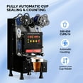 thumbnail image 3 of Ktaxon Cup Sealer Machine, 500-650 Cups/H, LCD Display, for 88-95mm Cups, Black, 3 of 8
