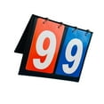 thumbnail image 2 of 2 Digit Score Keeper Flips up Tabletop Scoreboard Scoreboard Portable Sports Scoreboard for Basketball Ball Red Blue, 2 of 9