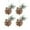 Brown, variant on JWshufel Christmas Garland Pinecones Fructifications for Tree Indoor Outdoor Decor with Natural Needles Versatile Craft Decoration Suit for Festive Displays 3.5in Brown