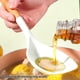 thumbnail image 5 of Espátula de silicona antiadherente y cuchara de sopa | Utensilio de cocina con mango de madera extendido, resistente al alto calor, blanco, 13.9in, seguro contra arañazos para utensilios de cocina, 5 of 6
