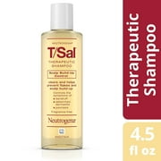Neutrogena T/Sal Therapeutic Shampoo for Scalp Build-Up Control with Salicylic Acid, Scalp Treatment for Dandruff, Scalp Psoriasis & Seborrheic Dermatitis Relief, 4.5 fl. oz (Pack of 2)