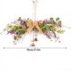 thumbnail image 2 of CaiYueKe Artificial Wall Hanging Decor with Jute Rope Bow and Bells for Doorway Mantel Fireplace Christmas Holiday Home Decoration Ornament Rustic Farmhouse Seasonal Greenery Garland, 2 of 8
