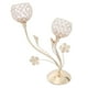 thumbnail image 3 of Candelabro de cristal Colco Dorado Soporte de Cuenco de Diamante Decorativo, 3 of 8