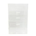 thumbnail image 3 of Impressions Vanity 5 Tier Acrylic Makeup Organizer with Open Top, Elegant Cosmetic Holder with Four Slide Drawer Tiers and Faceted Pull Knobs, 3 of 5