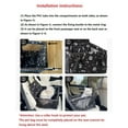 thumbnail image 7 of Pet Dog Cat Car Seat Booster for Small & Medium Pets, Portable Breathable Foldable Pet Carrier Seat Safety Anti-Collapse for Travel with Seat Belt, Black, 7 of 7