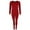 Red, variant on CTM  Thermal Underwear Long Sleeve and Pant Set (Women)
