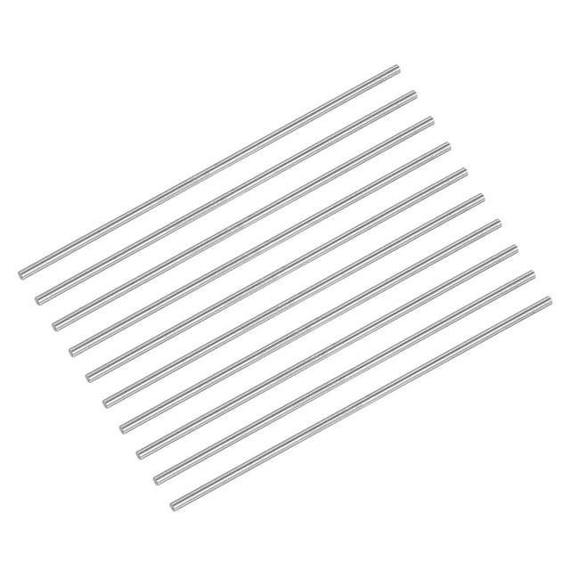 Unique Bargains 1.3x60mm (Dia -0/-0,01mm) Rond Tige d'Acier 63-65 HRC HSS Outil de Barre de Tour 10Pack