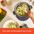thumbnail image 3 of bella 16-Cup Electric Rice Cooker, Plum, 3 of 8