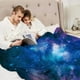 thumbnail image 4 of LHSHID Solar System Blanket Super Soft Flannel Fleece Throw Planet Blanket Cozy Outer Space Blanket for Boys Girls Adults Comfortable Bed Blanket for Sofa Living Room Travel Camping Couch 50x60in, 4 of 5