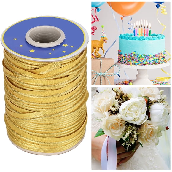 Sewing Braid Piping Bias Tape Trims, 70yd 1cm Width Fabric Edge Decoration for Sewing Seaming Stitching, Polyester Wrinkle
