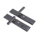 thumbnail image 3 of Manija de puerta de acero inoxidable Cerradura de puerta Práctica y fácil de instalar Perilla de puerta Palanca de puerta de entrada para puerta de Negro, 3 of 8