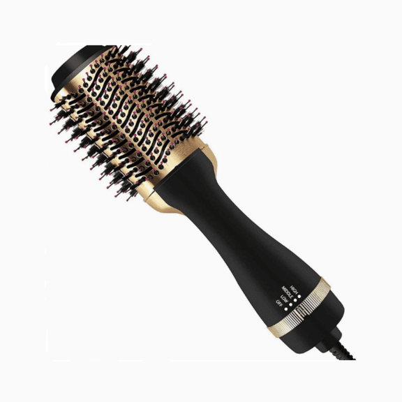Hair Straightening Brush for Women Electric with Plant-Based Micro-Conditioners