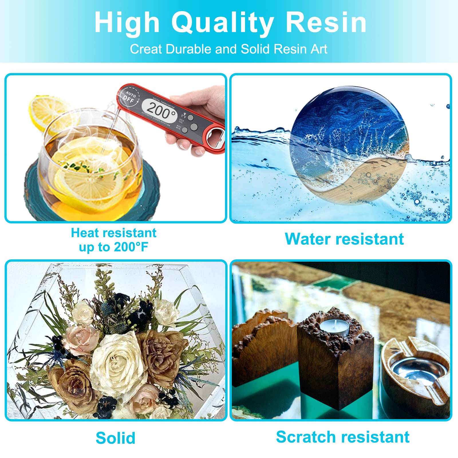 Teexpert 64oz High-Performance Epoxy Resin Kit photo 2