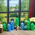 thumbnail image 6 of Flameless Candles,with Embedded Star String, Battery Operated Candles Flickering LED Pillar Candles with Remote Control and Timer, Home Decoration Add a Warm and Romantic Atmosphere，Set of 7 (Blue), 6 of 6