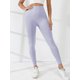 thumbnail image 2 of Pantalones de fitness sin costuras que levantan la cadera, pantalones de yoga ajustados de cintura alta con contracción abdominal y cadera color melocotón, 2 of 5
