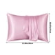 thumbnail image 3 of Funda de almohada de satén de seda con emulación de piezas, cómoda funda de almohada para cama, fundas de almohada de belleza capilar, funda de almohada de seda, 3 of 7