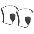thumbnail image 3 of Micrófono Walkie Talkie, 2 micrófonos de mano con radio bidireccional, micrófono portátil, resistente y resistente, 3 of 9