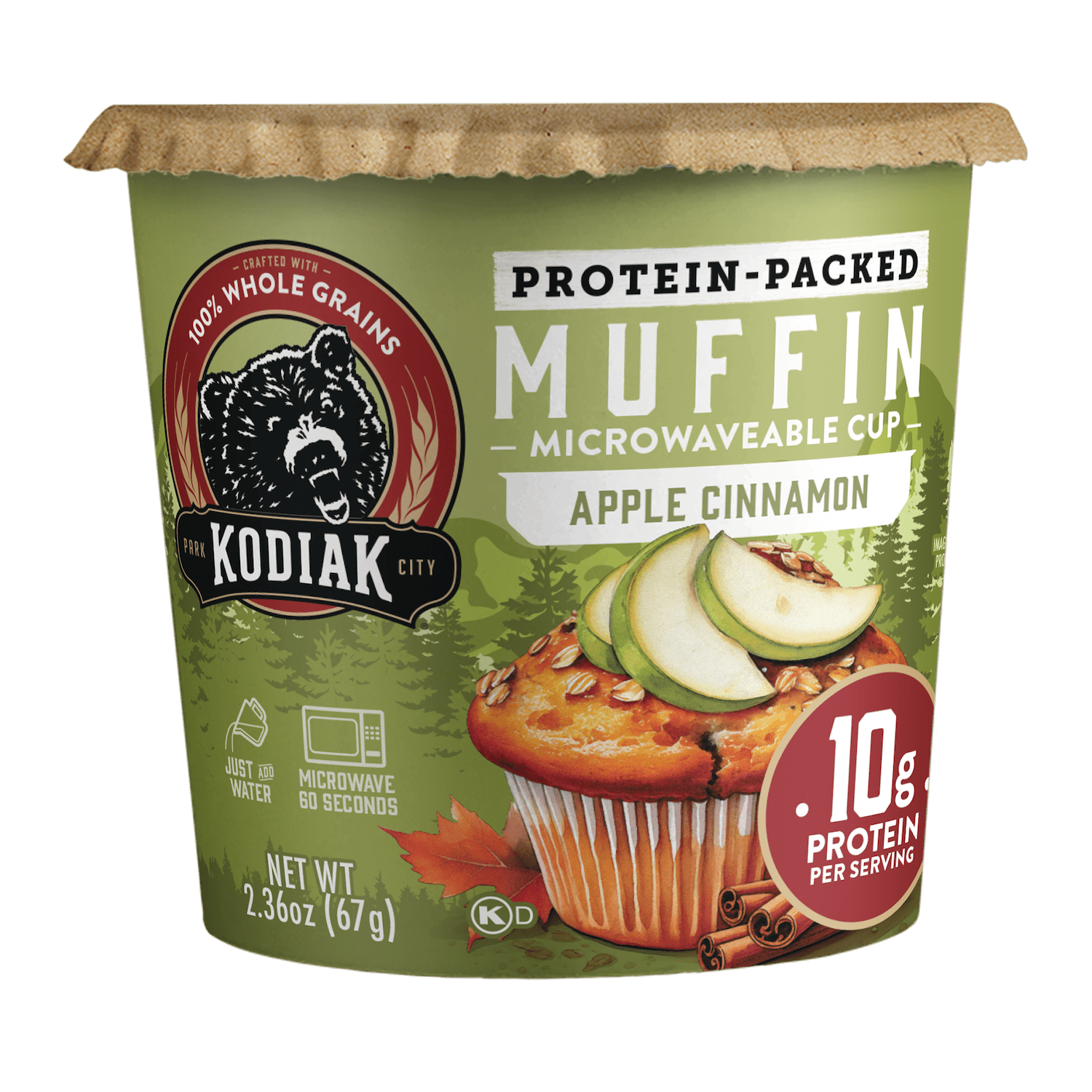 FlapJacked, Mighty Muffin Blueberry Microwavable Muffin Cup, 55g