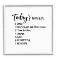 thumbnail image 5 of Stupell Industries Uplifting To Do List Life Happiness Casual Typography Graphic Art White Framed Art Print Wall Art, Design by Yvonne Coleman Burney, 5 of 5