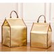 thumbnail image 2 of GOOHOCHY Bolsa de mano reutilizable, bolsa aislante, bolsa enfriadora de mano para almacenamiento de helados y pasteles (oro champán, 8 pulgadas), 1 ud., 2 of 7