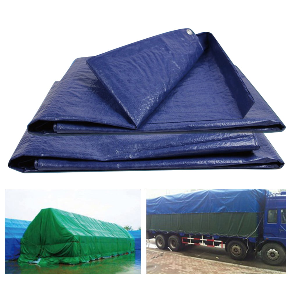 Details about   Heavy Duty Tarpaulin Waterproof Cover Tarp Ground Camping Sheet  3 Sizes 