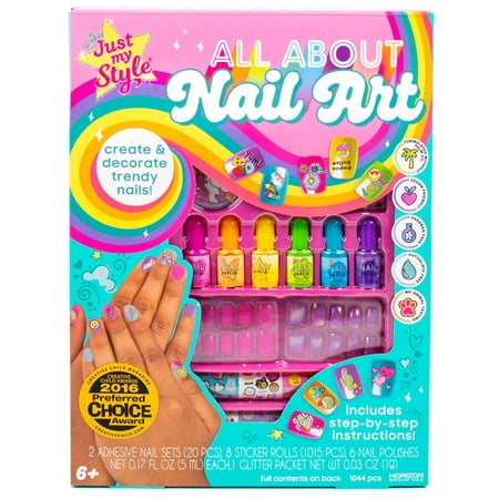 Just My Style® All About Nail Art, Boys and Girls, Child, Ages 6+
