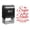 Red, variant on Printtoo Personalized Black Self Inking Wedding Stamp Custom Save The Date Rubber Stamper -60 x 40 mm