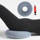 thumbnail image 1 of Almohada Donut para dolor de coxis, hemorroides y llagas. Cojines de asiento Donut de 38 cm para coxis, cojín inflable Donut con bomba de aire - Gris, 1 of 8
