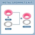 thumbnail image 3 of Uxcell 110 Pcs Grommets Eyelets with Washers 5/16" Grommets Kit Rose Red, 3 of 7