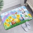 thumbnail image 5 of HOARBOEG Easter Rug Decor, Easter Bunny Rugs with Colorful Eggs Pattern, Non-Slip Holiday Floor Mat for Living Room Bedroom, Festive Spring Home Decoration, Indoor Door Mats, 5 of 6