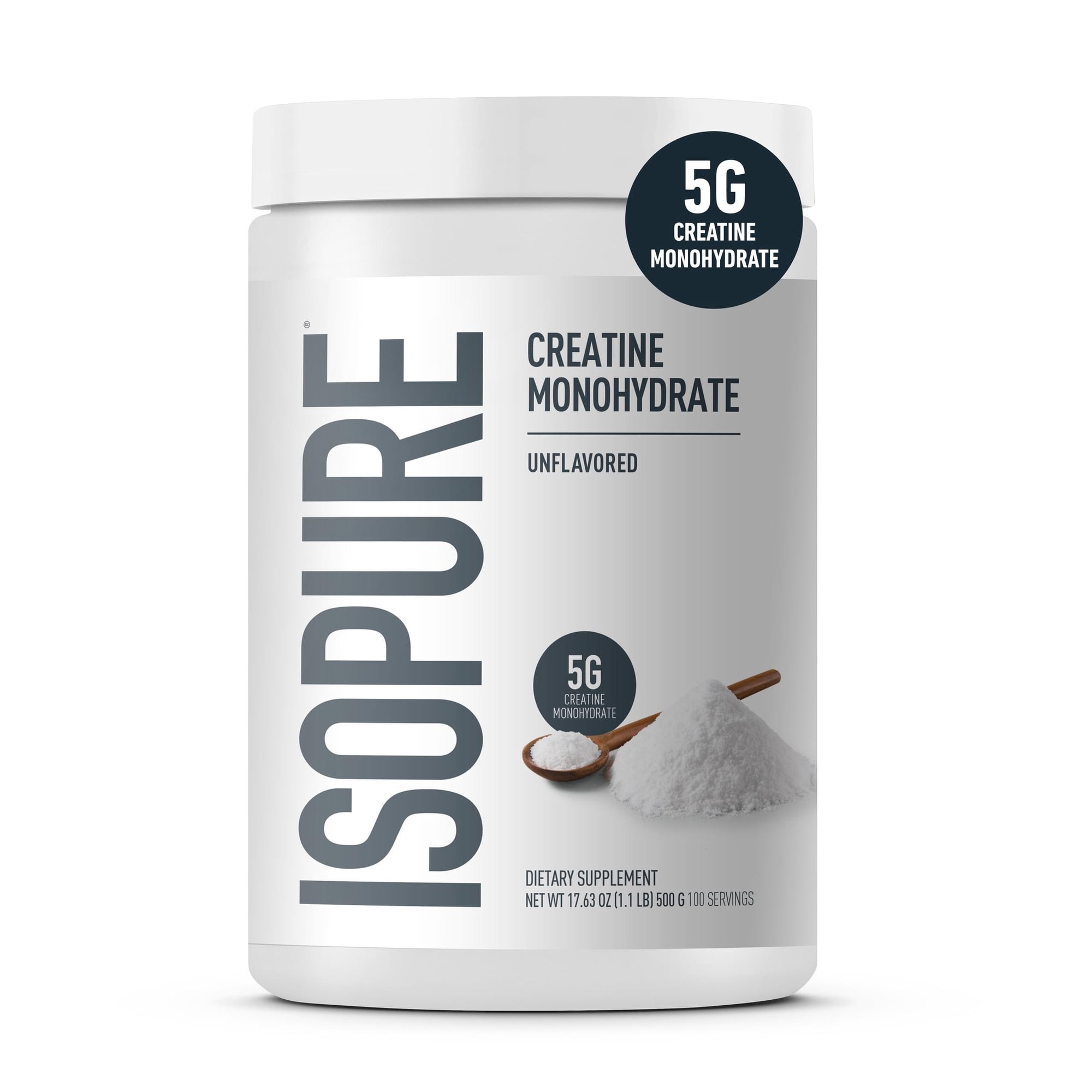 Isopure Creatine Monohydrate Unflavored 1.1 lb