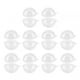 thumbnail image 3 of Adornos de bolas de plástico, 10 pares de bolas de adorno transparentes rellenables, bola de adorno de Navidad, durabilidad probada en el tiempo, 3 of 9