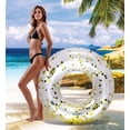 thumbnail image 4 of Flotador inflable para piscina Cota Global con confeti dorado, 91 cm, 4 of 7