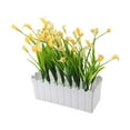 thumbnail image 1 of Artificial Plants with Pots Fake Flowers for Home Garden Decor Outdoor, 1 of 9