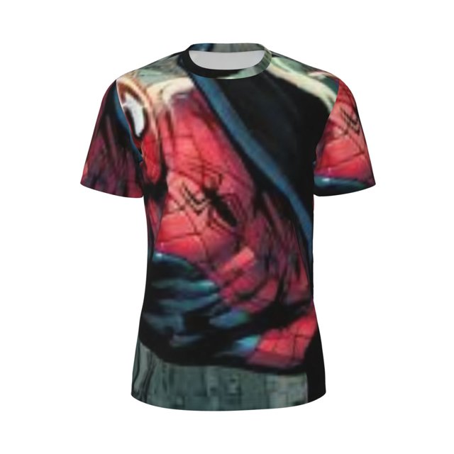 Spider-Man Men's Lightweight Short Sleeve T-Shirt - 90g Flat Fabric