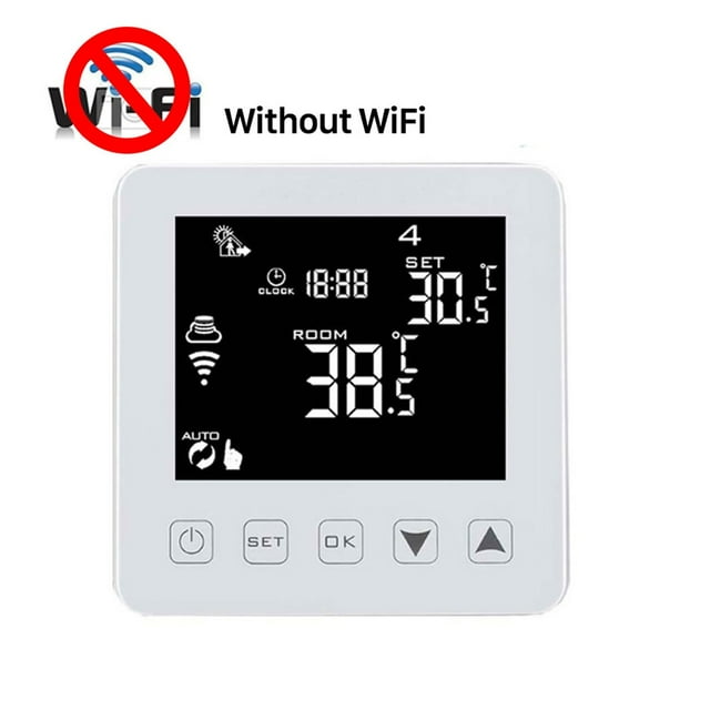 WiFi Thermostat Tuya Smart Air Conditioner Controller WiFi Temperature Controller Digital Thermostat For FanCoil ,Easy to Install
